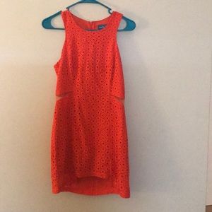 Orange Willy Jay’s dress
